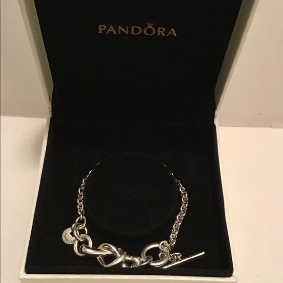 Knotted heart bracelet pandora Clearance